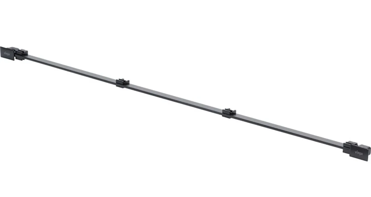 Дизайн-вставка под плитку Viega Advantix Vario черная (711870)