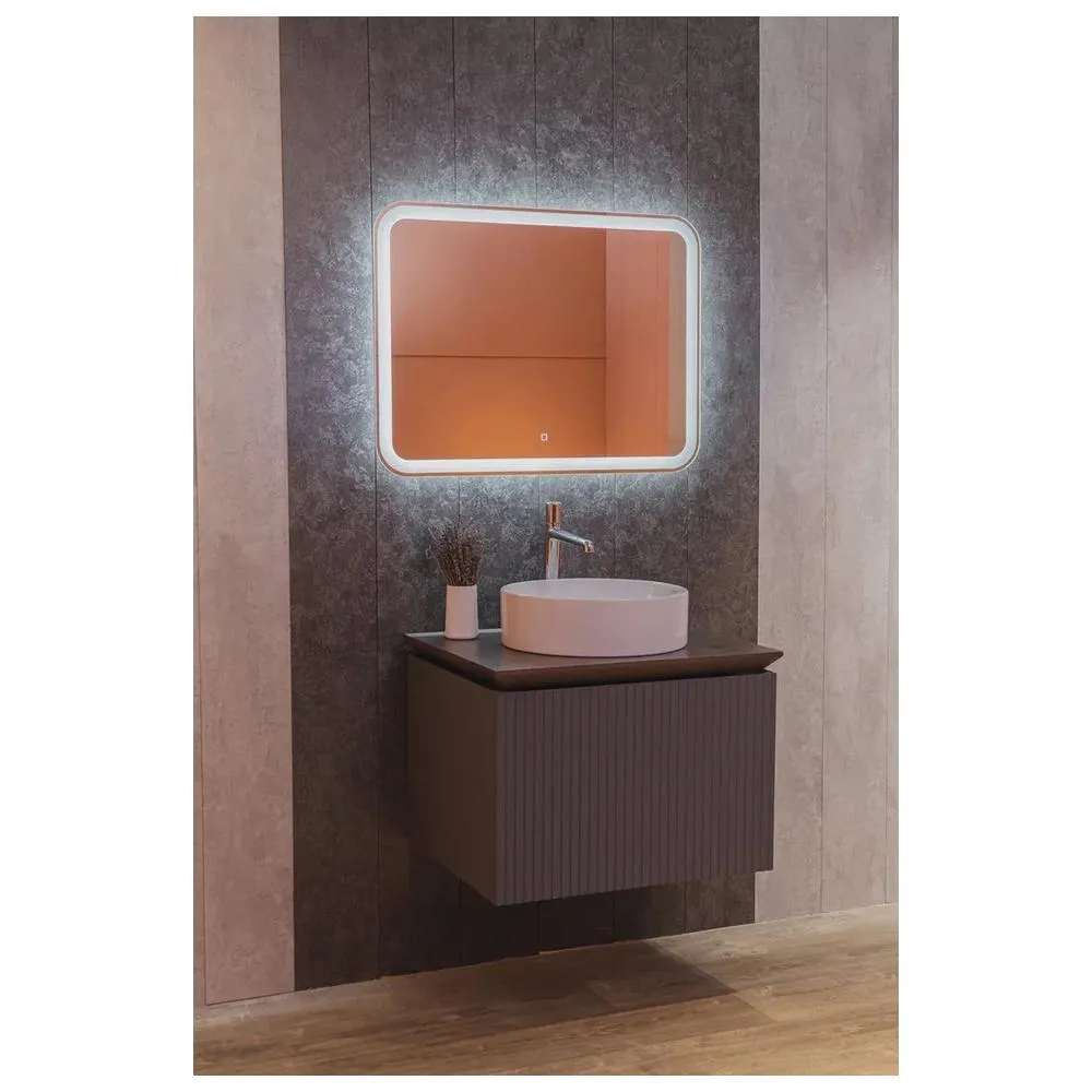 Зеркало Silver Mirrors Malta-Lite 800х600 (открытая LED-подсветка, сенсорный выключатель)