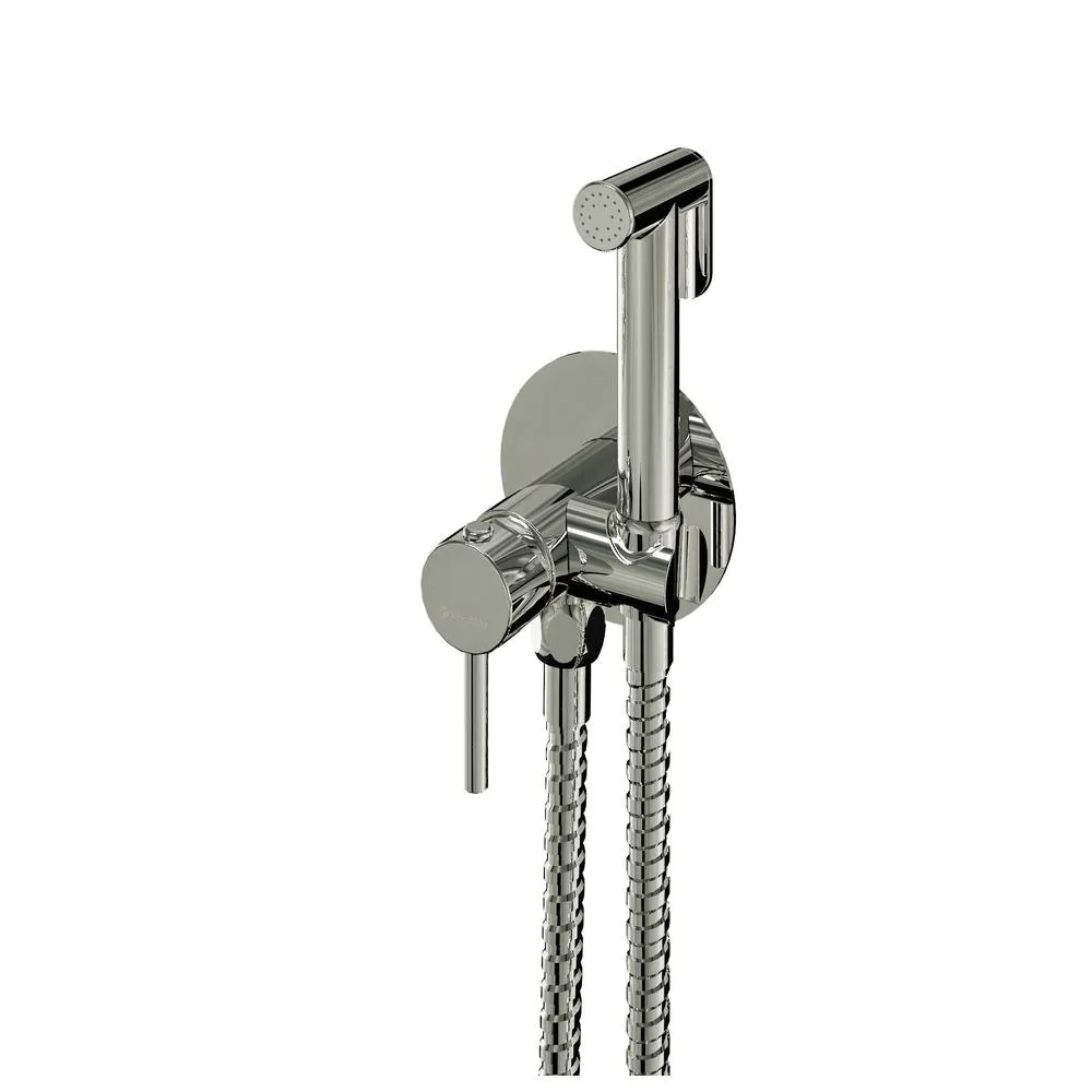 Гигиенический душ со смесителем встраиваемый Knotlor FHS01C1C, хром