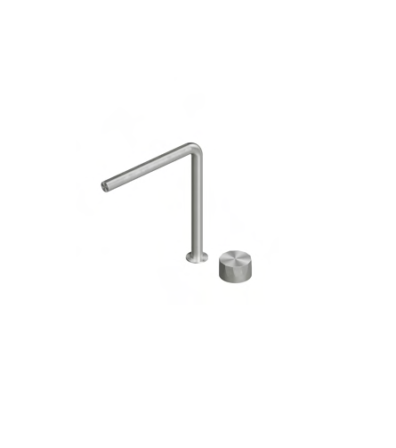 Смеситель для раковины Quadro design HB, сталь брашированная (15 32 AS)