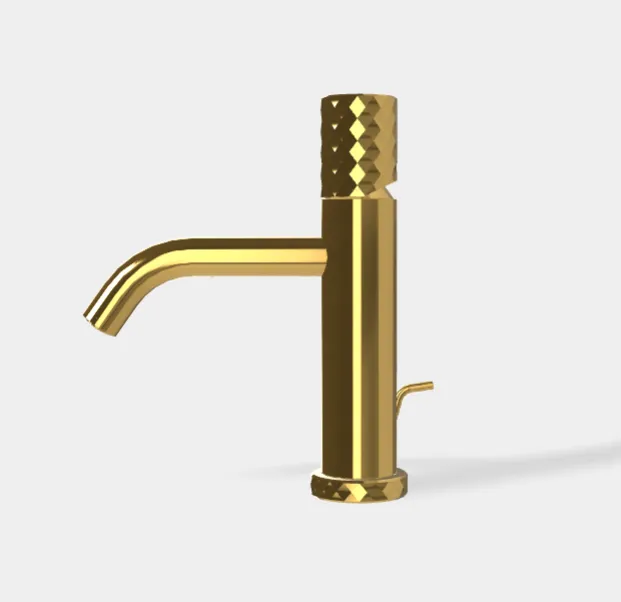 Смеситель для раковины Fima Carlo Frattini Spillo Tech, X Collection, золото (F3031TXSXOR)