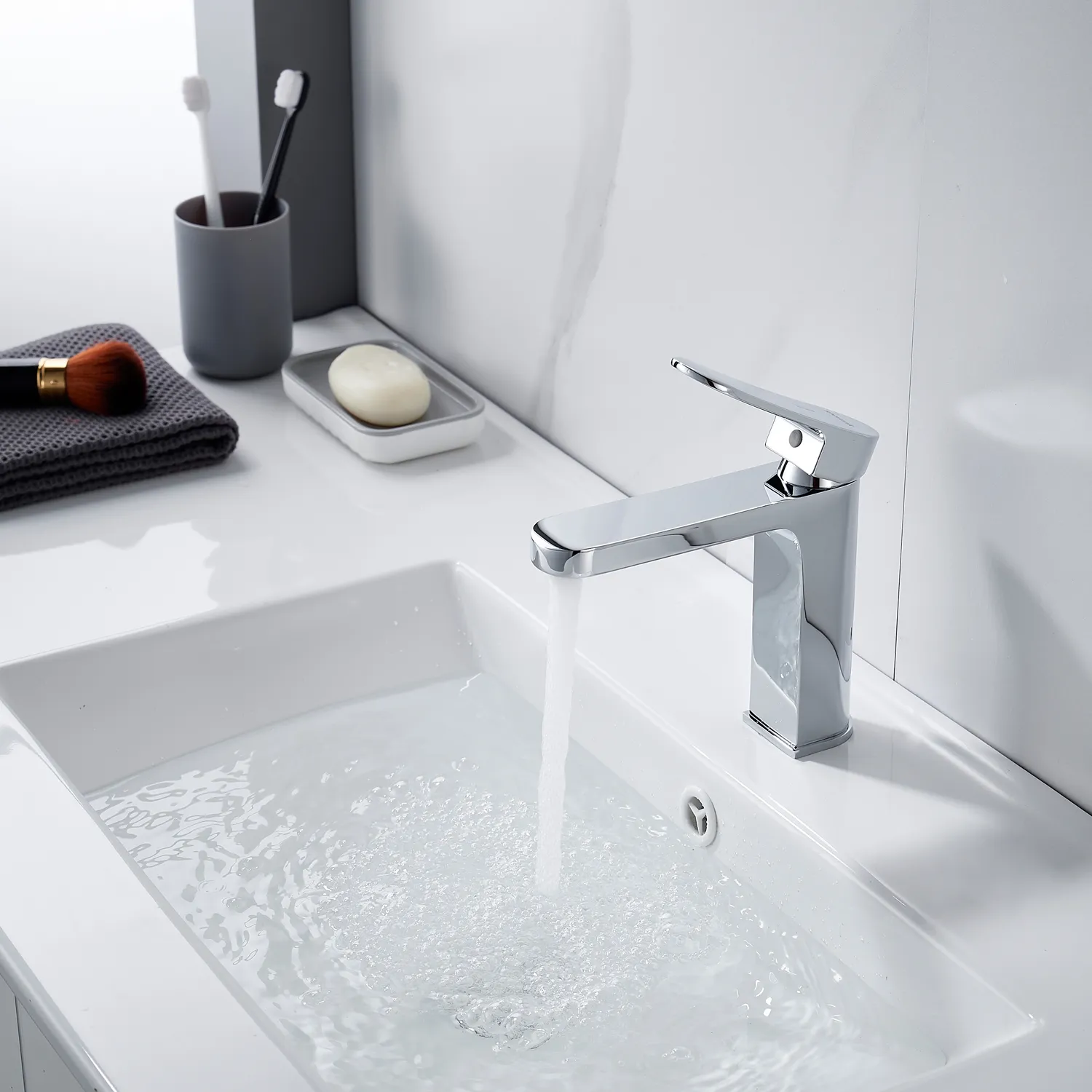 Смеситель для раковины Shevanik S4501, хром