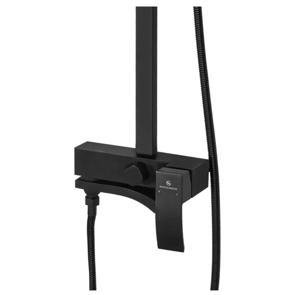 Душевая система Grocenberg GB7007-1BL, черный