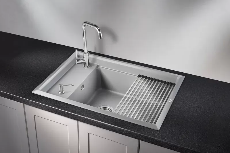 Кухонная мойка GRANULA Kitchen Space (7305, АЛЮМИНИУМ)