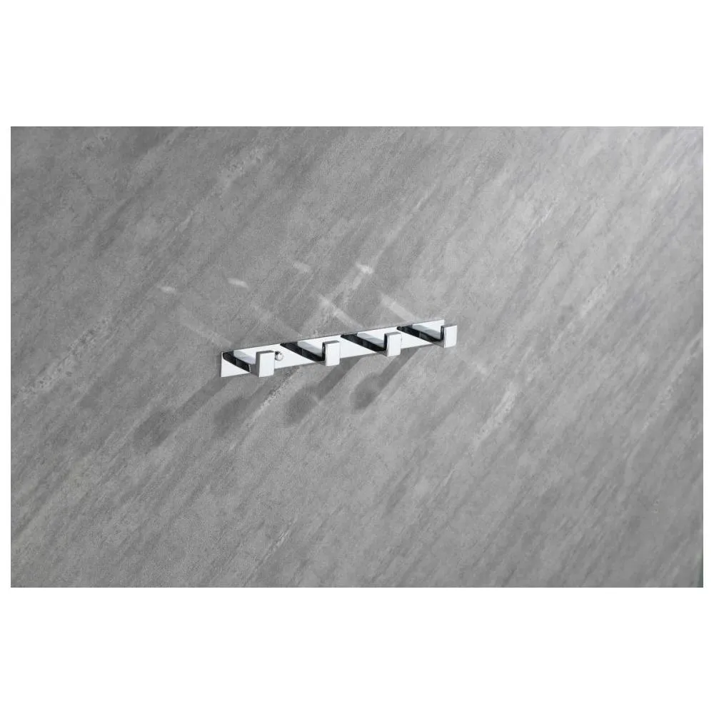 Планка с крючками Grocenberg AC0014CR, хром