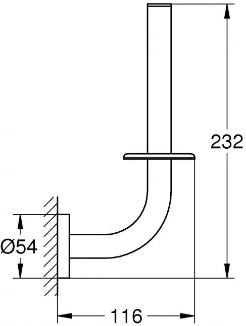 Держатель запасного рулона бумаги Grohe Essentials  40385001 хром