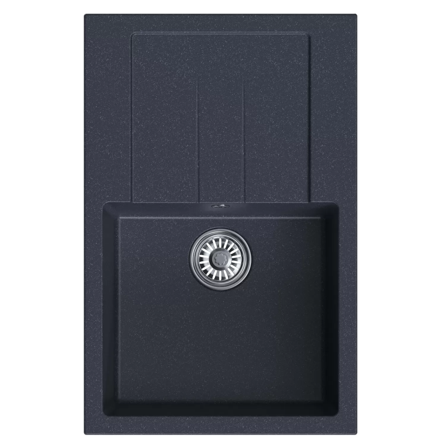 Мойка MIXLINE ML-GM31 с крылом  антрацит (343) 770*500*190мм NEW (552196)
