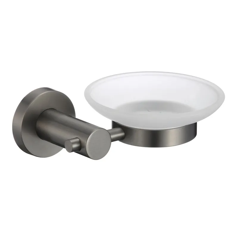 Мыльница стеклянная с настенным держателем Savol S-005659Q
