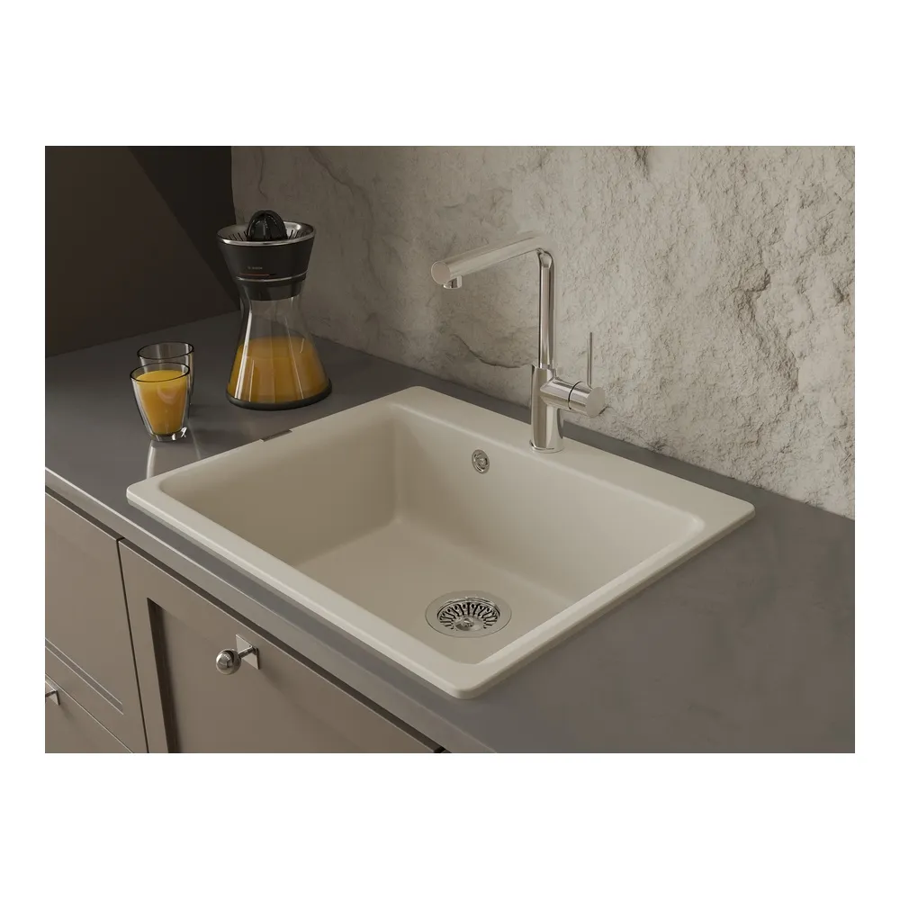 Смеситель для кухни с выдвижным изливом Rivelato Albano 1573503, хром