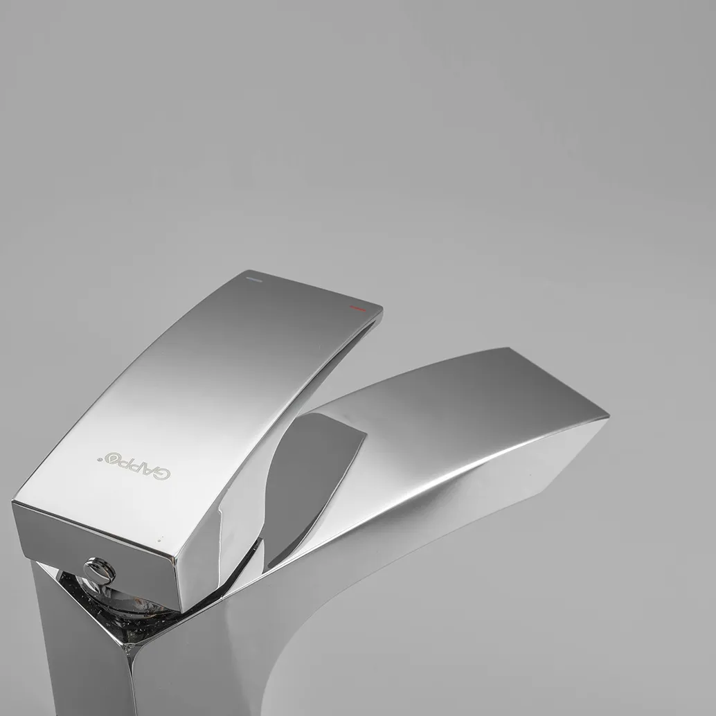Смеситель для раковины высокий Gappo G1007-72, хром