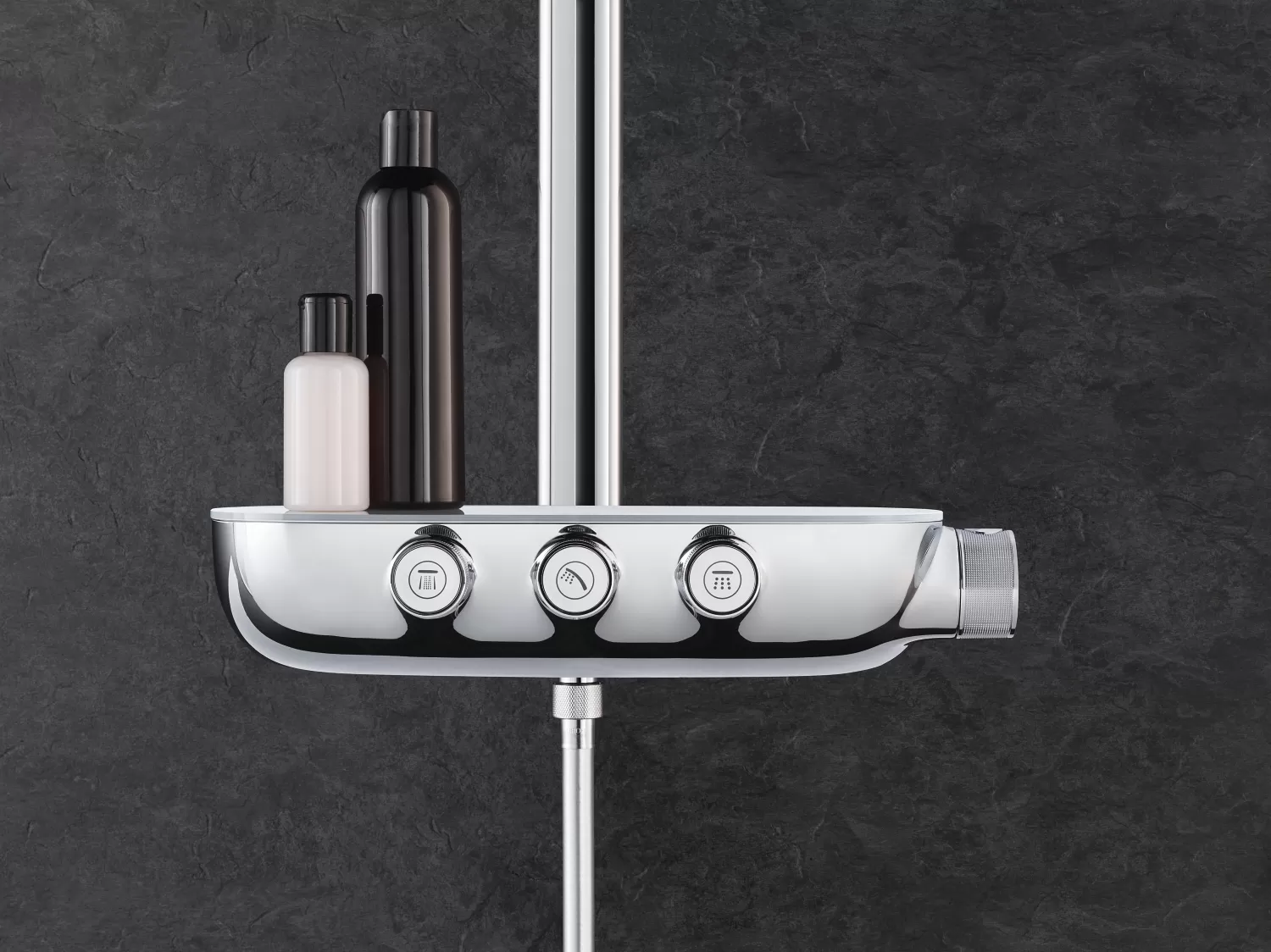 26250000 Rainshower SmartControl 360 DUO Душевая система с термостатическим смесителем для настенного монтажа, 3 режима верхнего душа, хром