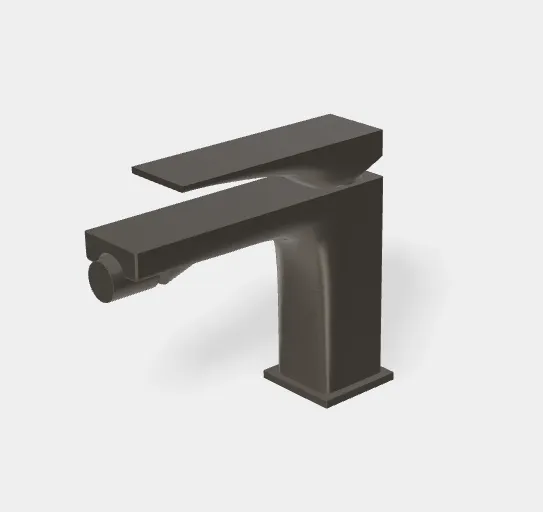 Смеситель для биде Fima Carlo Frattini Zeta, брашированный черный хром (F3962NCS)