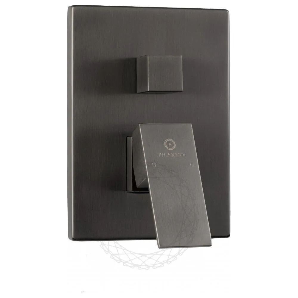 Душевая система встраиваемая FILARETE Fing FL1043BG, графит