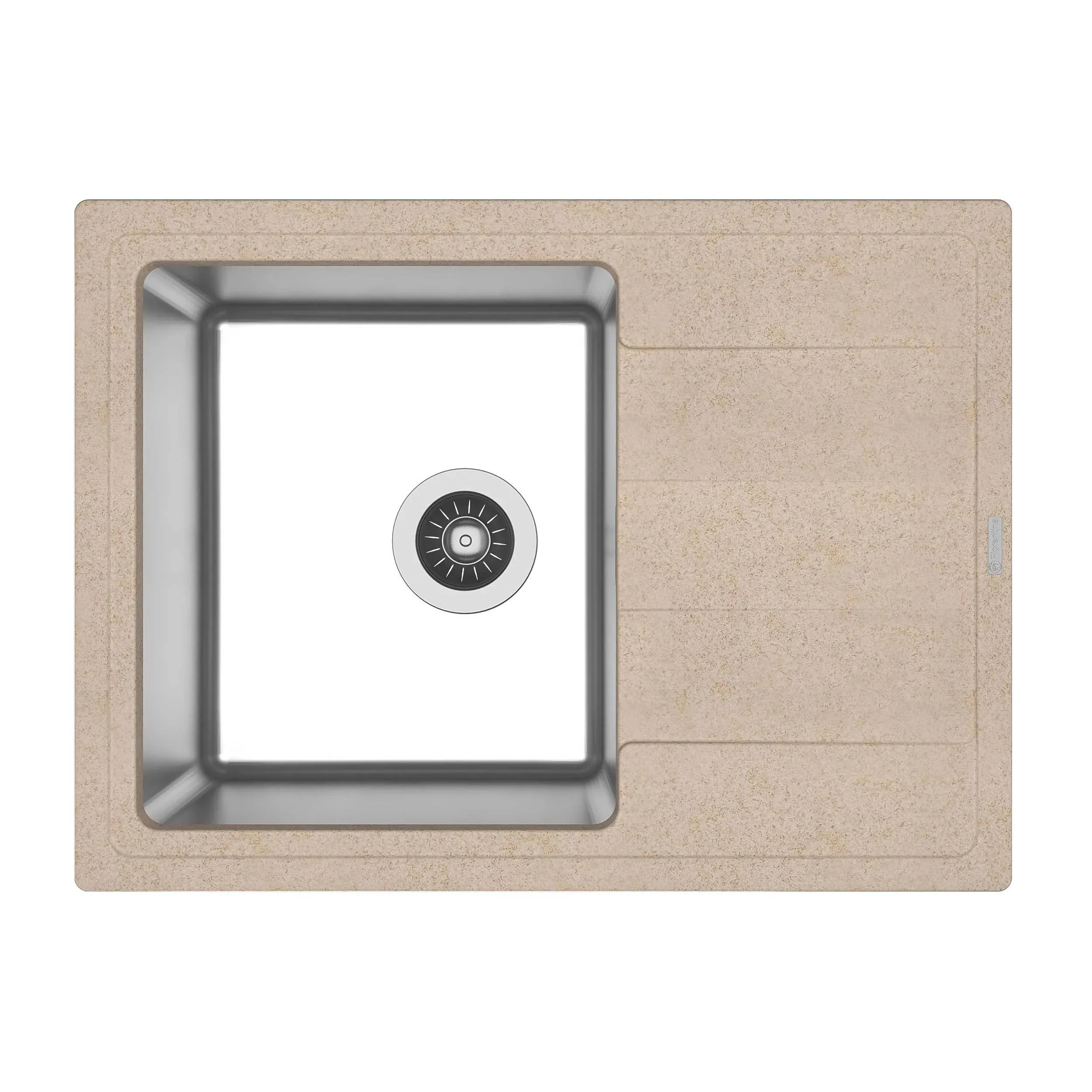 Кухонная мойка Florentina КОМБИ 21.390.B0650.107, песочный