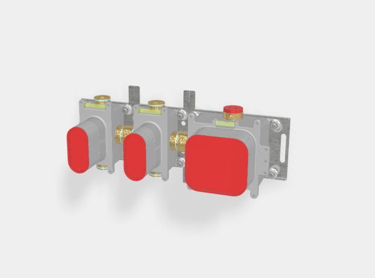 Внутренняя часть Fima Carlo Frattini Switch, назначение-для термостатического смесителя (F5932)