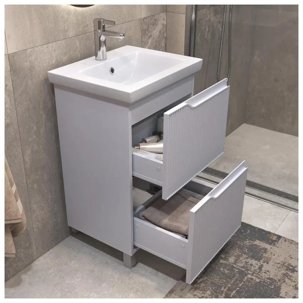 Тумба с раковиной напольная VIGO Neo 326-com, 50 см