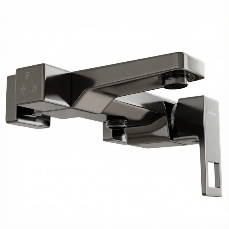 Душевая система 35к MIXLINE МЛ2409Г(ML2409GR) излив лейка 3 позиции +лейка "Тропический душ" ГРАФИТ (557896)
