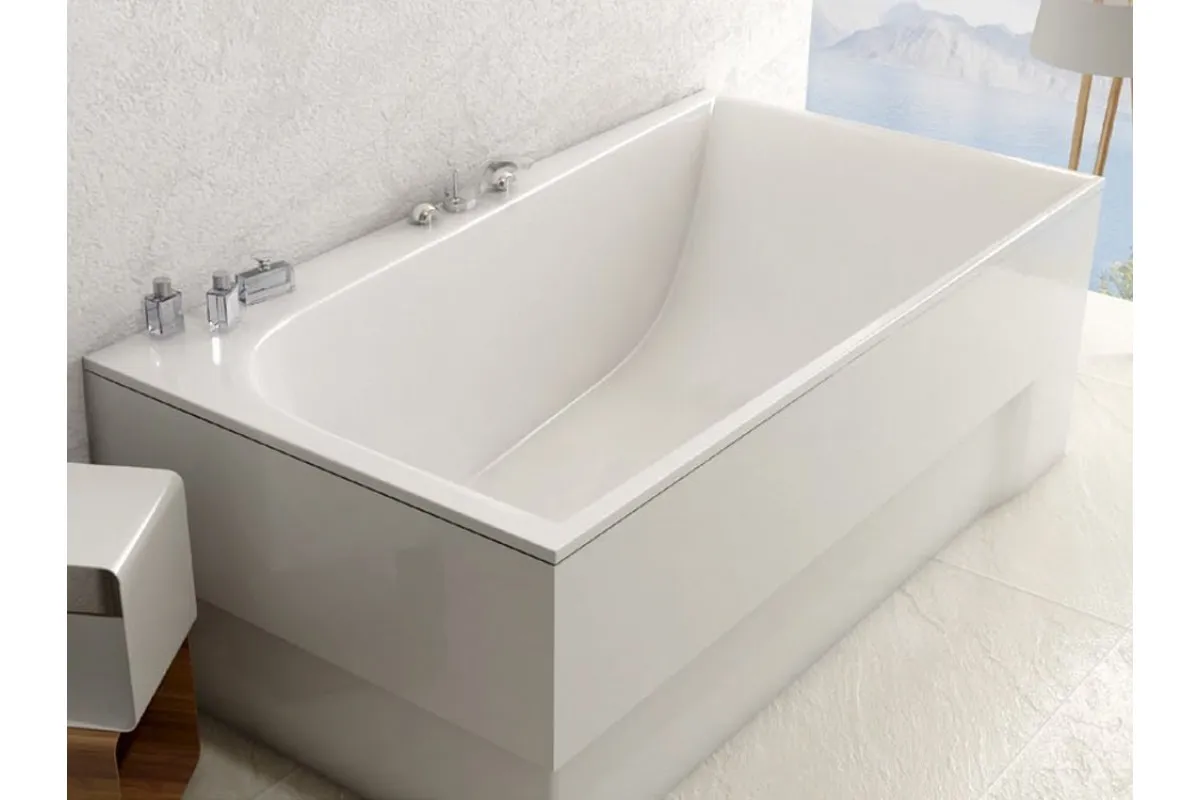 Ванна акриловая левосторонняя Vayer BOOMERANG Гл000010853, 190x90