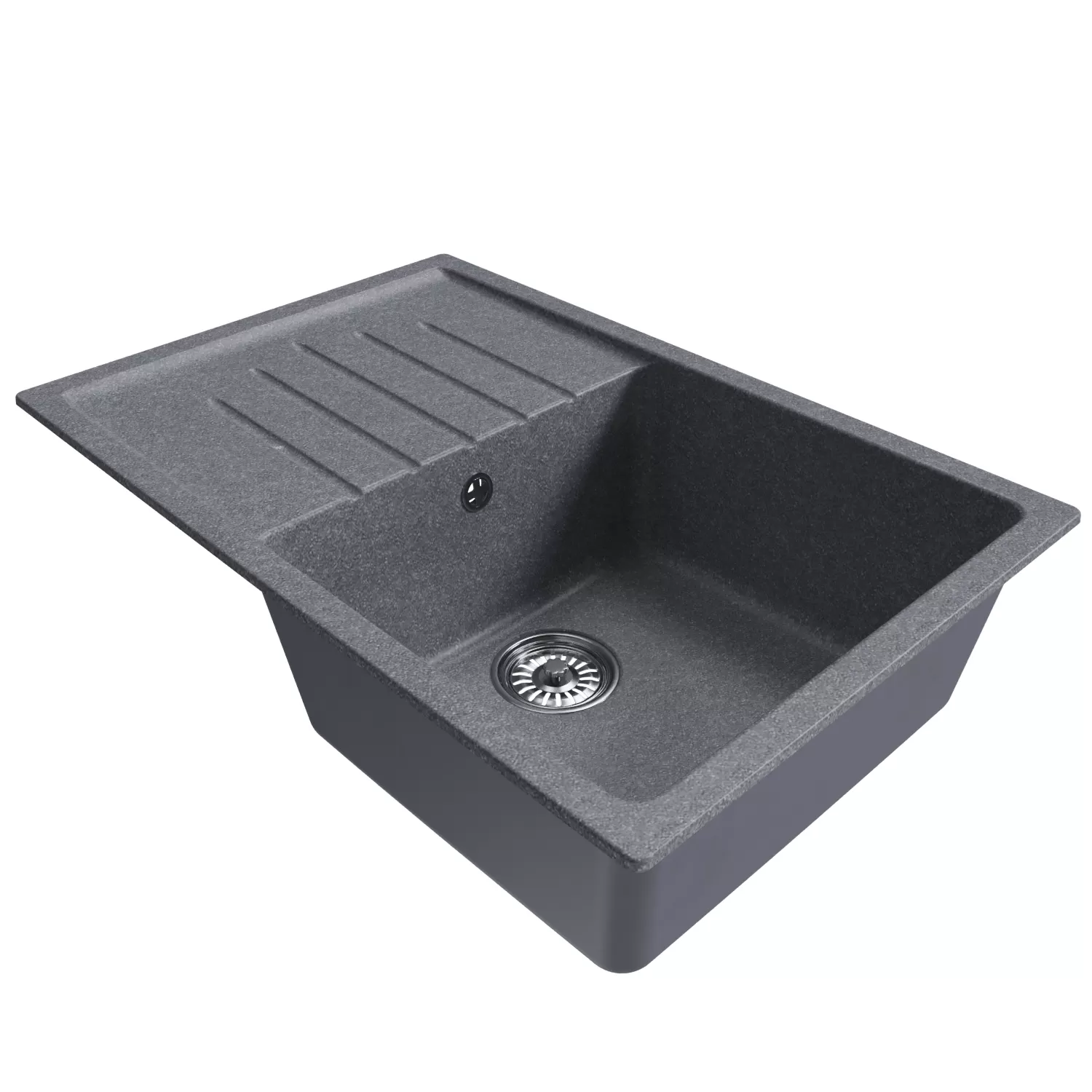Мойка MIXLINE ML-GM19 с крылом  графит (342) 750*495*200мм NEW (551988)