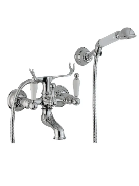 Смеситель для ванны и душа Cisal Arcana Toscana, хром/керамика (TS00012021)