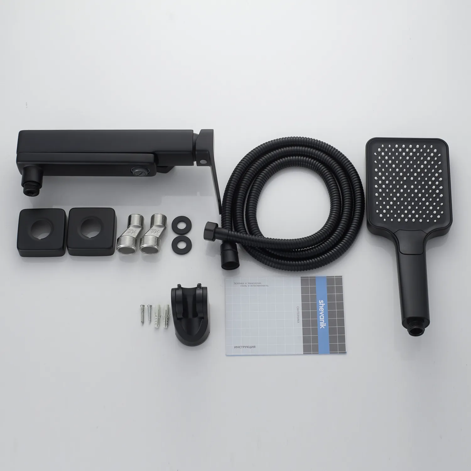 Смеситель для ванны Shevanik S9952H, черный