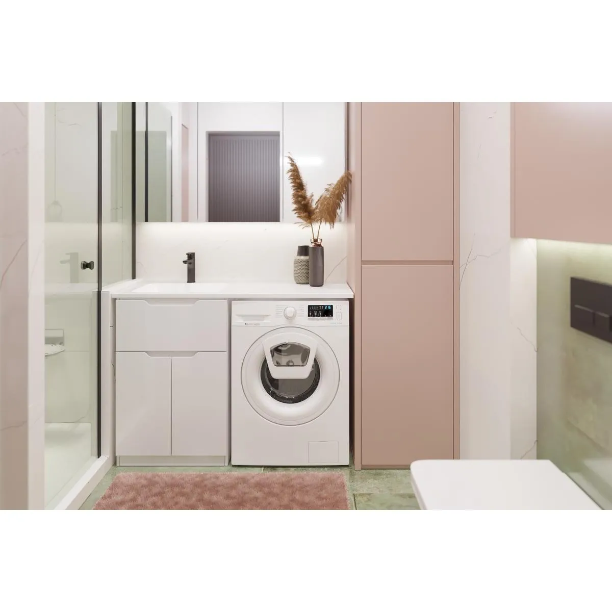 Тумба с раковиной напольная Dreja Vega 60 см, белый