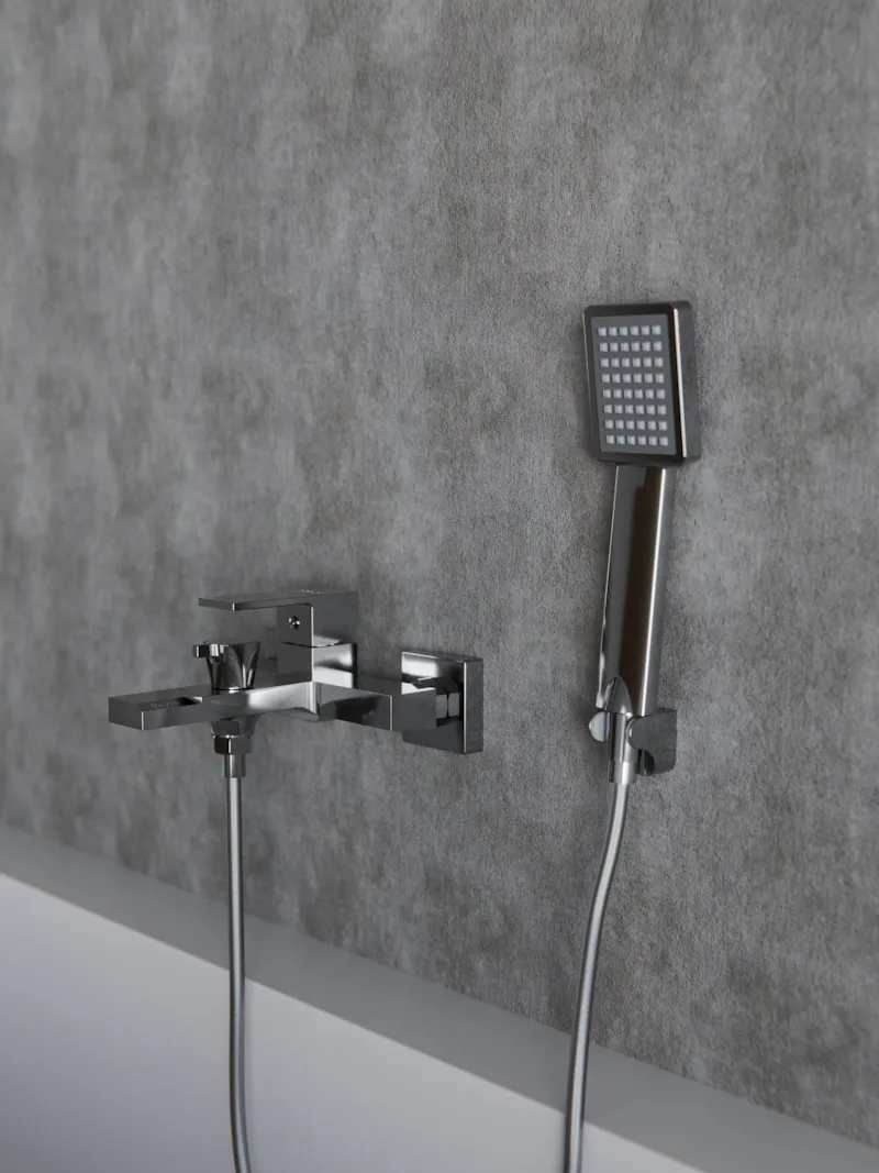 Смеситель для ванны Knotlor KN-22, хром