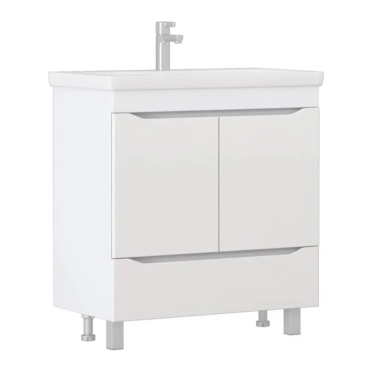 Тумба с раковиной напольная VIGO Grani 286, 80 см