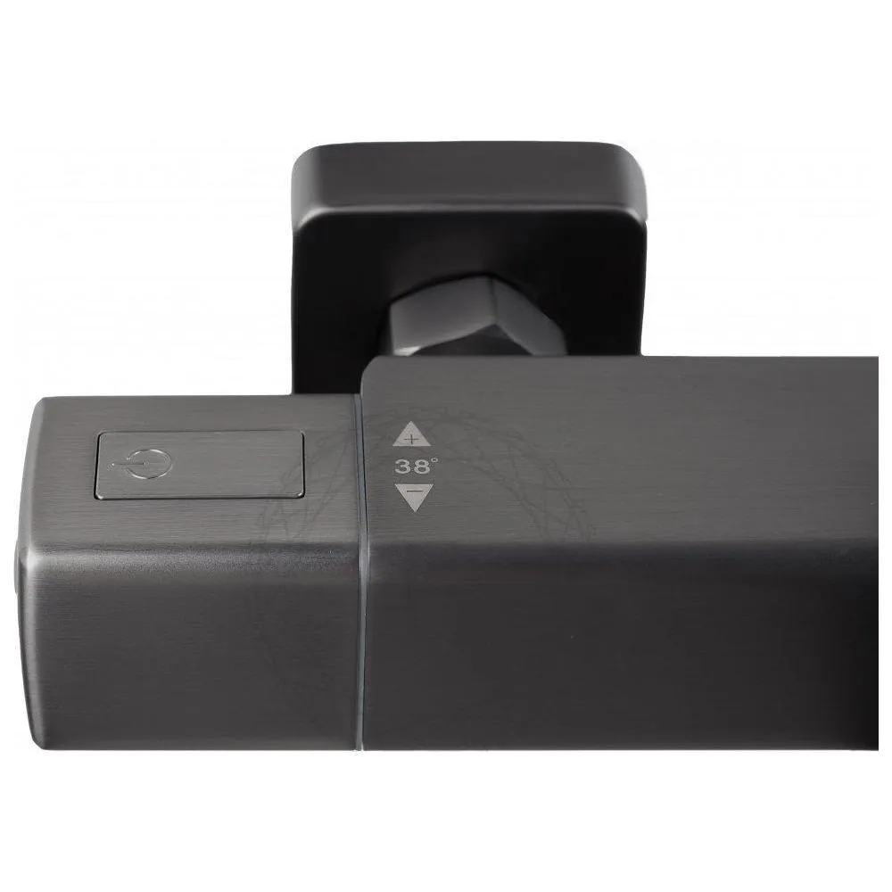 Душевая система с термостатом FILARETE FL2050BG, графит