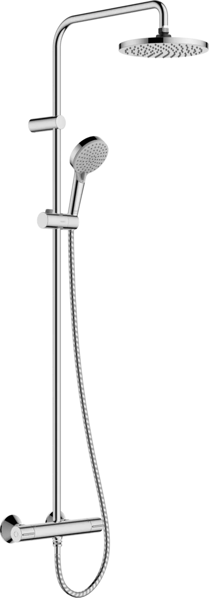 Душевая система HANSGROHE Vernis Blend Showerpipe 200 1jet с термостатом, хром (26276000)