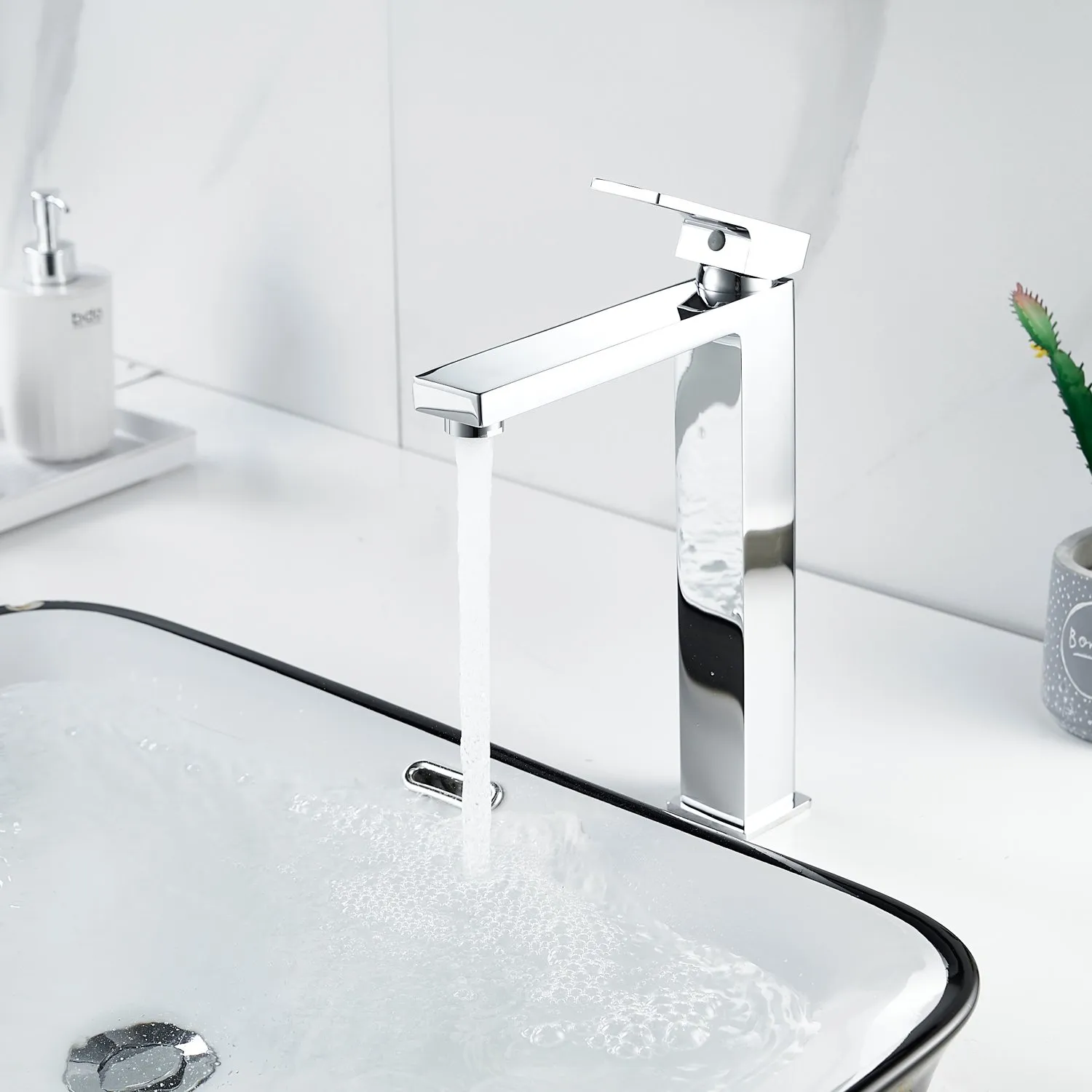 Смеситель для раковины высокий  Raffine F1196, хром