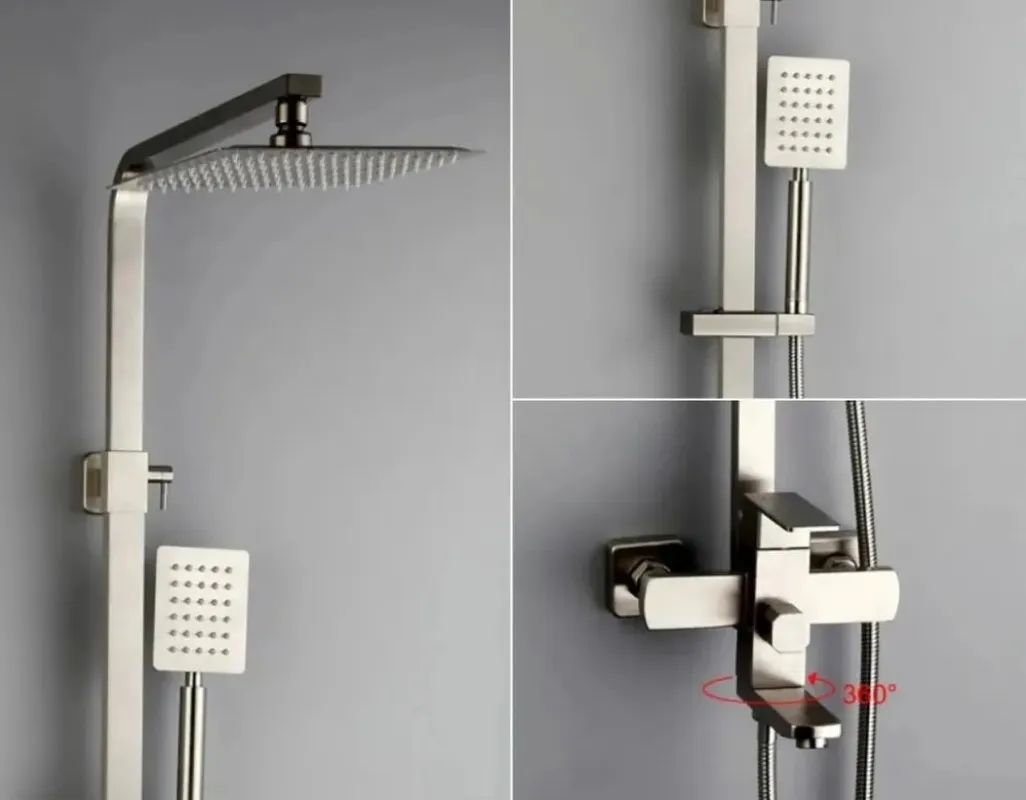 Душевая система D-Lin H10A21, сатин