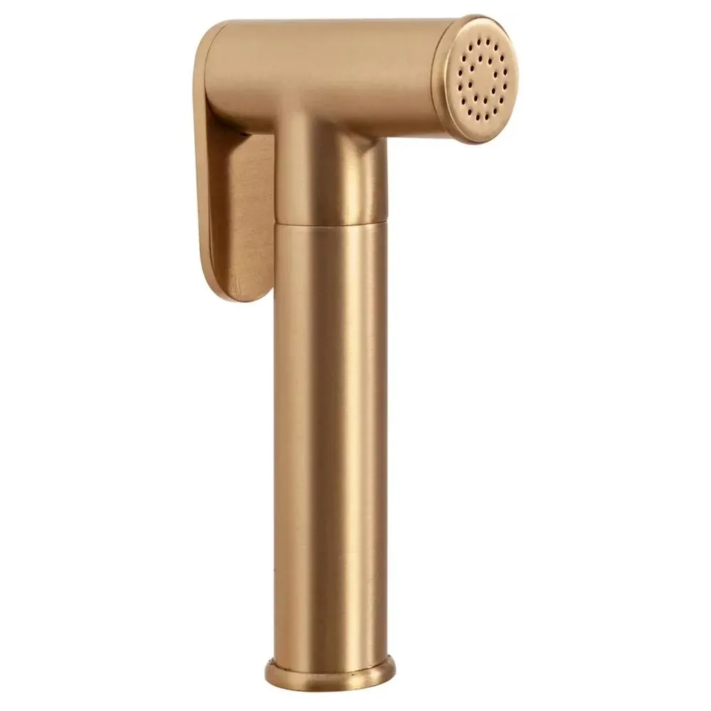 Гигиенический душ со смесителем встраиваемый Hansberge H3099MG, матовое золото