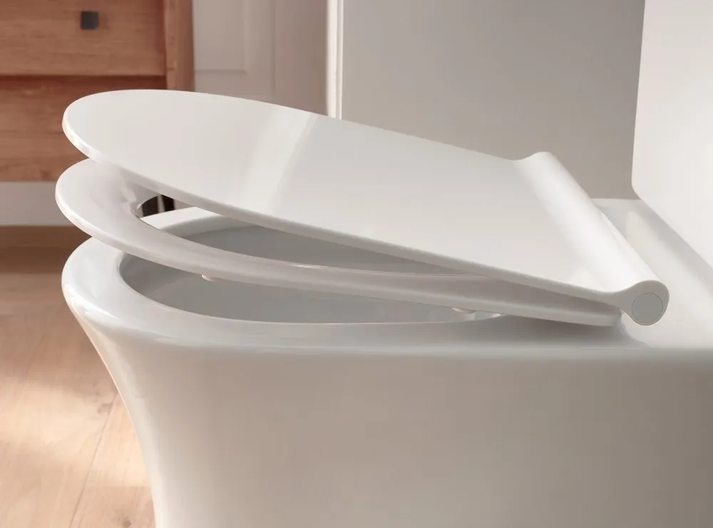 E33127-0 Aleo / Soprano тонкое сиденье из термодюропласта с микролифтом и металлическими креплениями, легкое снятие