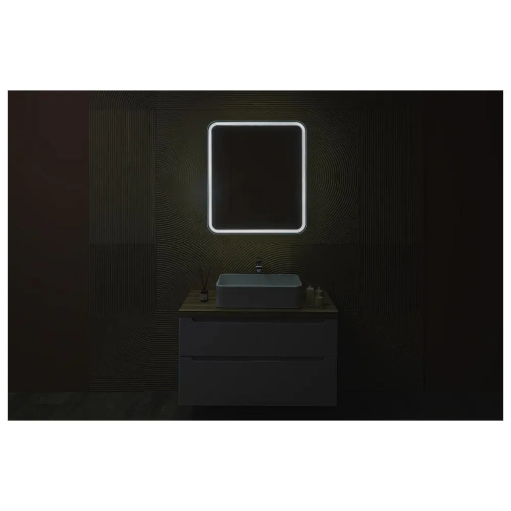 Зеркало-шкаф Silver Mirrors Фиджи Flip 70 ИК (700х800, бесконтактный сенсор)