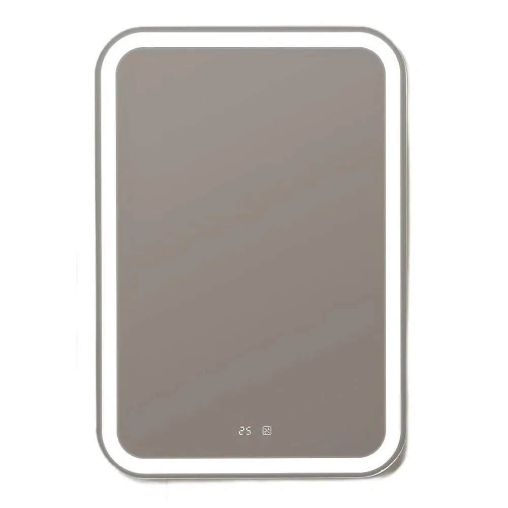 Зеркало Silver Mirrors Мальта 550х800 - 3 (подогрев, часы внешней настройки, сенсорный выключатель)