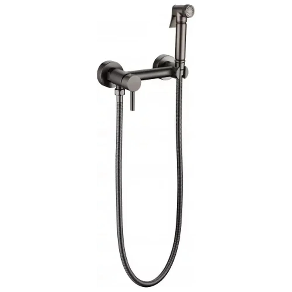 Гигиенический душ со смесителем Grocenberg GB103N-BG, графит