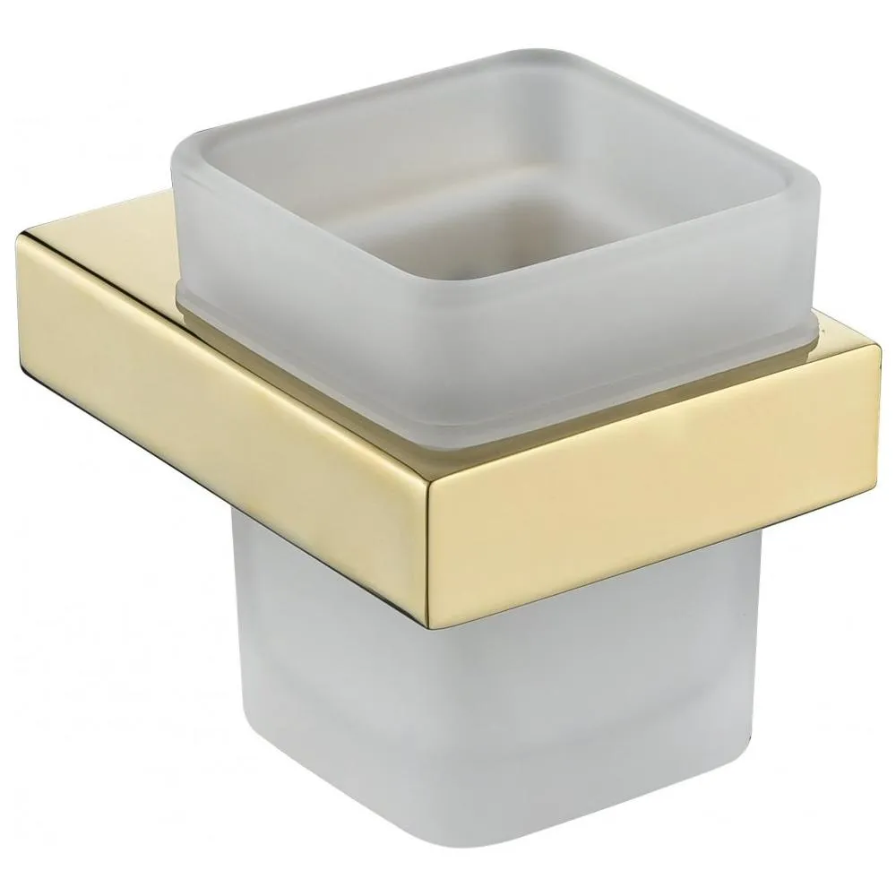 Стакан для ванной комнаты Grocenberg AC0021GO, золото