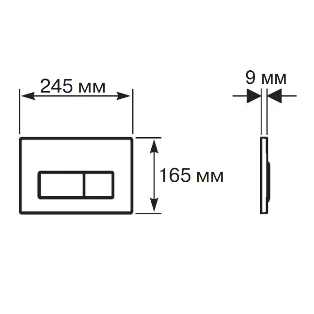 SET AQUATEK МИЯ 4в1 (рама AQUATEK Standard INS-0000012+ кркпеж KKI-0000002+клавиша KDI-0000022+унитаз МИЯ AQ2004-00 с тонким сиденьем soft-close