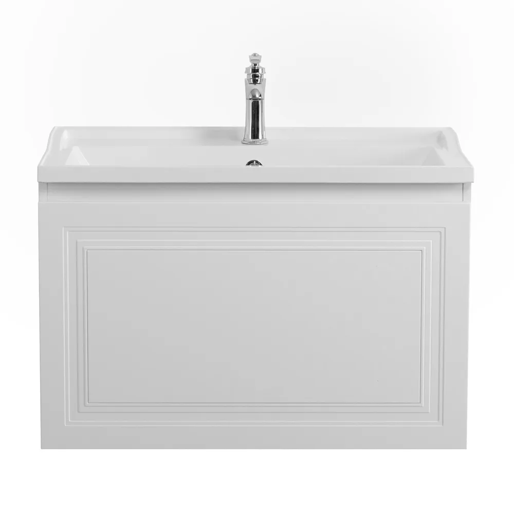 База под раковину подвесная Cezares Giubileo 796х443х500, Bianco Lucido (GIUBILEO-N-80-1C-SO-BL)
