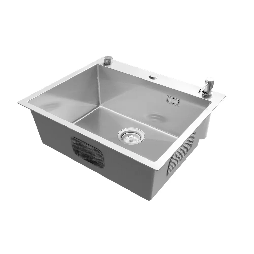 Кухонная мойка Ulgran Steel 600х500, брашированная сталь