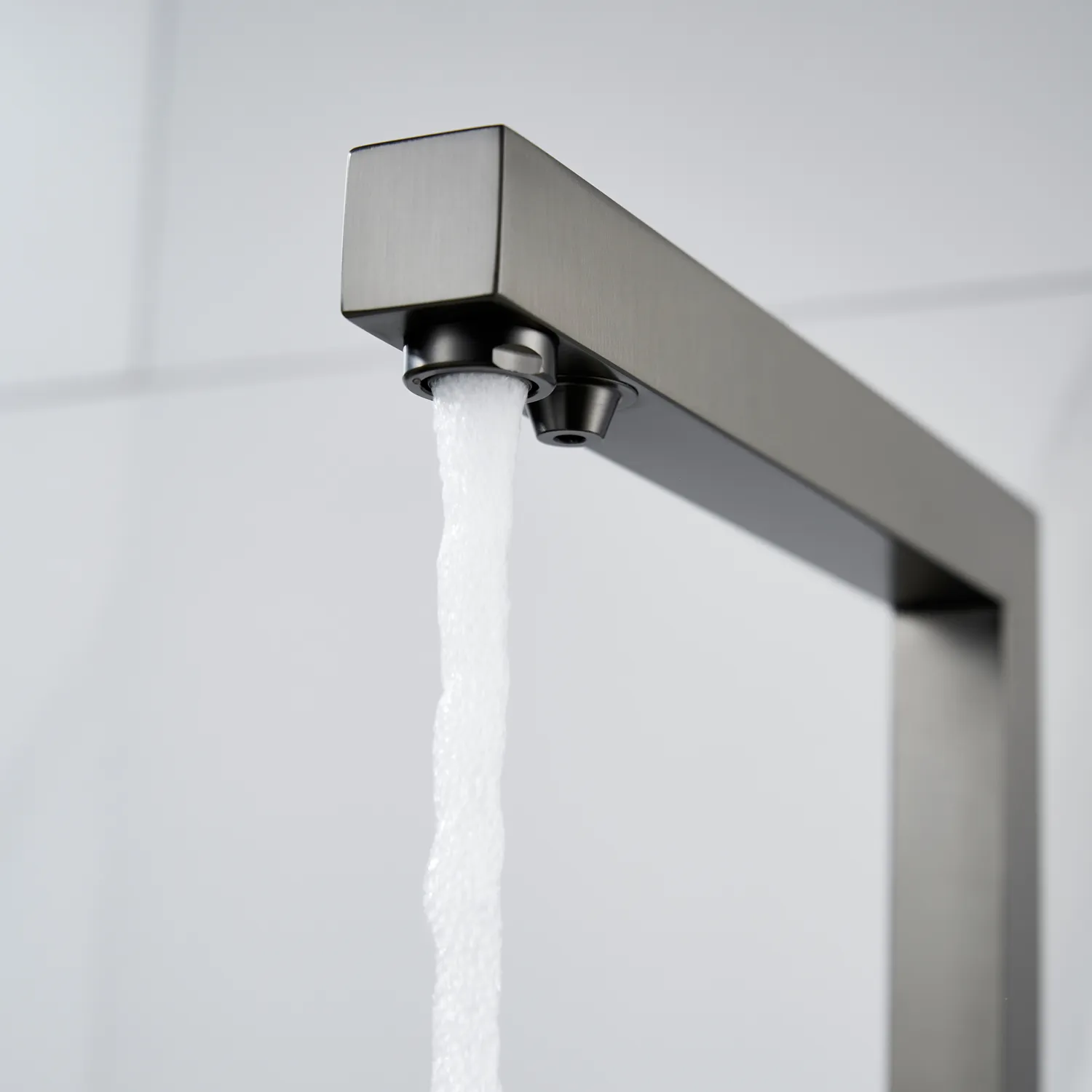 Смеситель для кухни с подключением фильтра Shevanik S148T, оружейная сталь