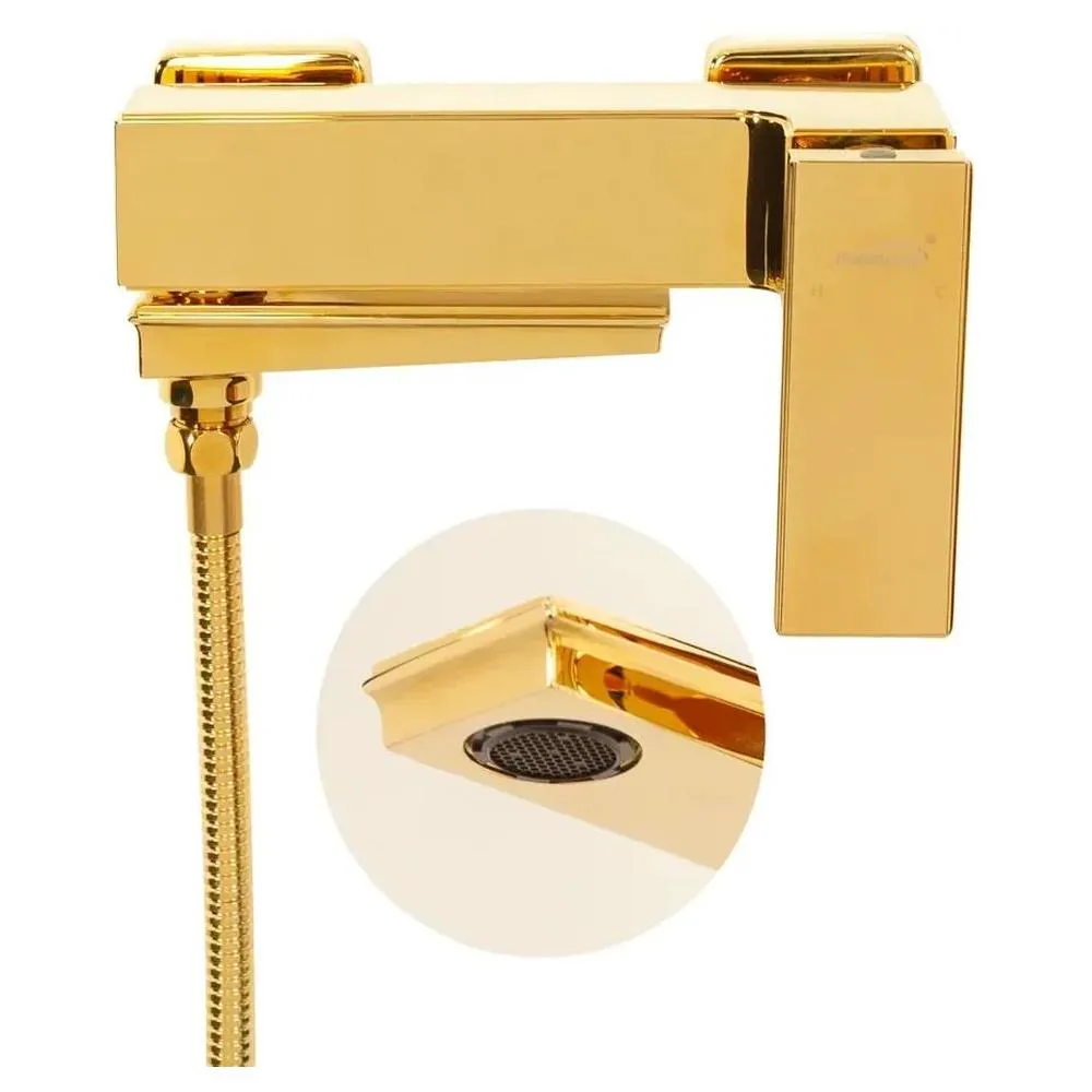 Смеситель для ванны Hansberge H4070GO, золото