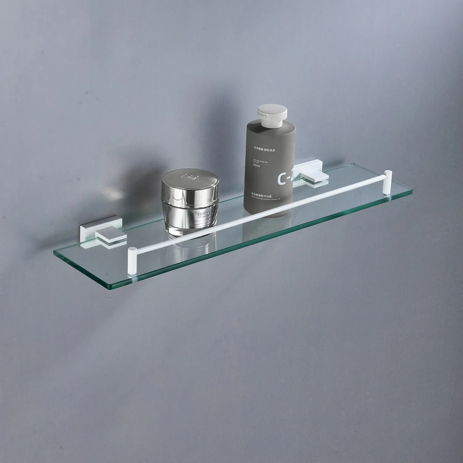 Полка стеклянная Shevanik SG5619C, белый