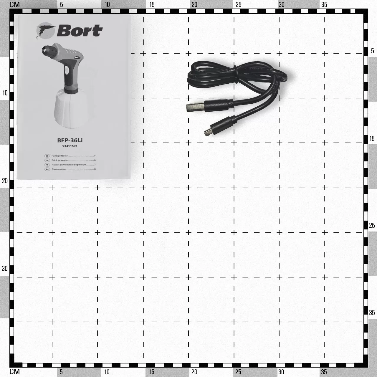 Распылитель электрический Bort BFP-36-Li (Краскопульт) (93411591)