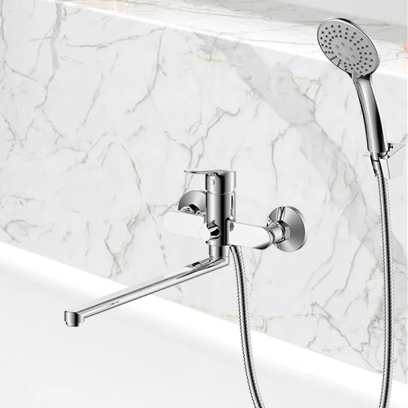 Смеситель для ванны WesnaArt TIS TIS21-320, хром