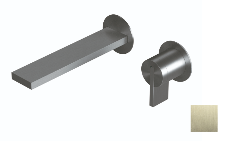 Смеситель для раковины Ritmonio DOT316, Brushed Champagne Stainless Steel PVD (PR50AL202F44)