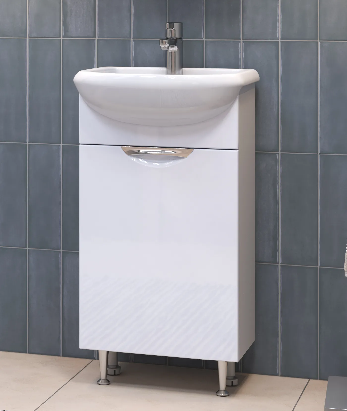 Тумба с раковиной напольная VIGO Callao tn.CAL.UYU.45.1D, 45 см