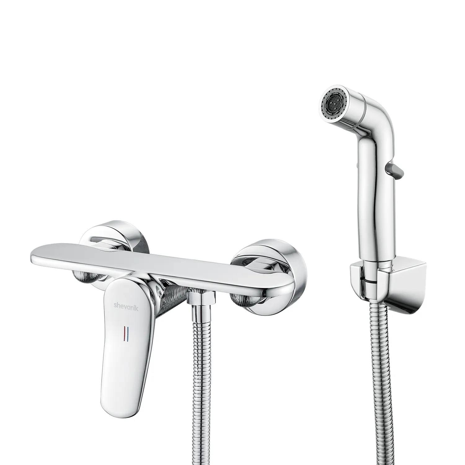 Гигиенический душ со смесителем Shevanik S4705-1, хром