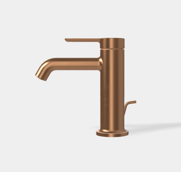 Смеситель для раковины Fima Carlo Frattini Snap, янтарная бронза брашированная (F3111ZS)